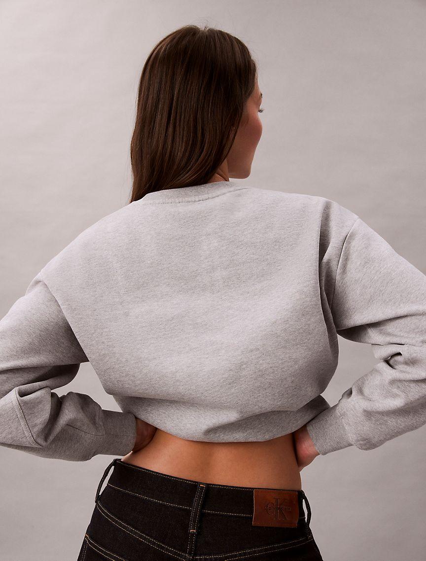 Fleece Foil Monologo Relaxed Sweatshirt Product Image