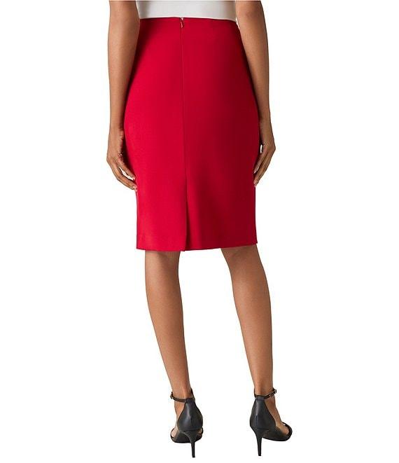 Kasper Stretch Crepe Pencil Skirt Product Image