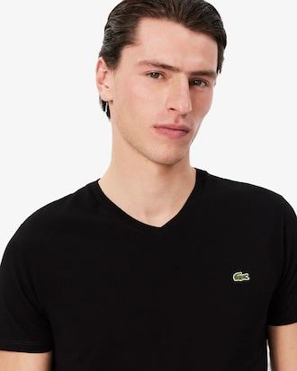 Men's Lightweight Pima Cotton V-Neck T-Shirt Product Image