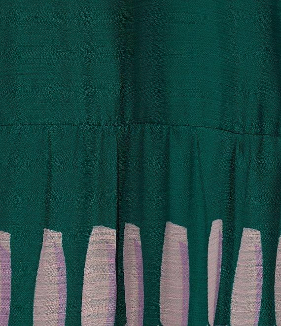 Moda Tara Plus Size Long Sleeve Floral Printed Maxi Dress Product Image