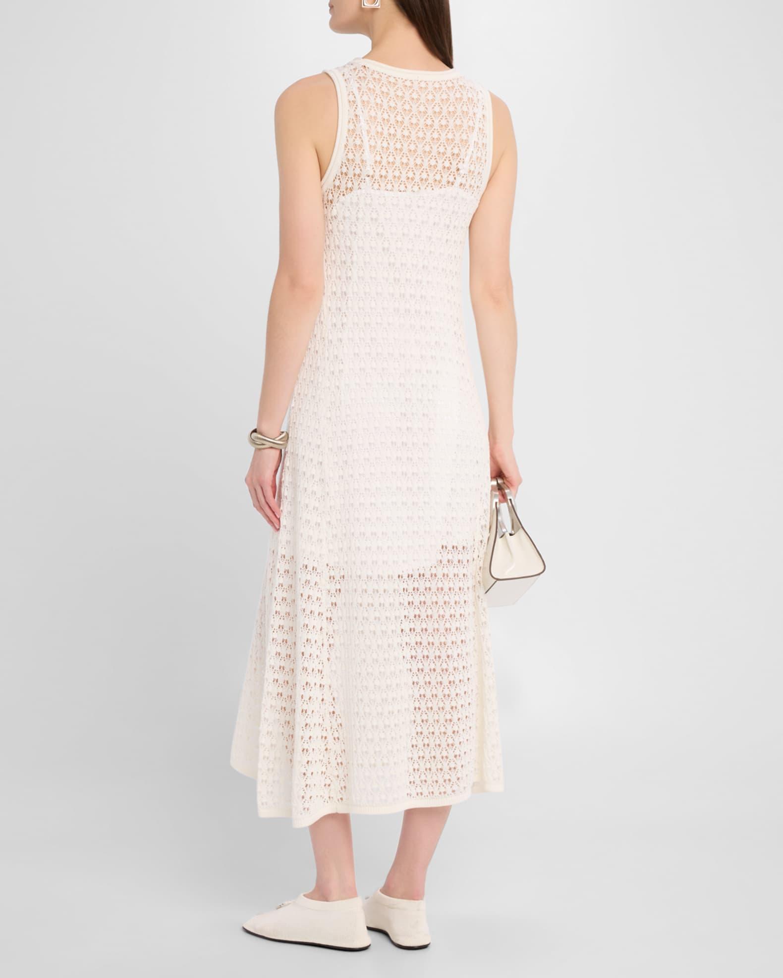 Lace Knit Midi Tank Dress Product Image