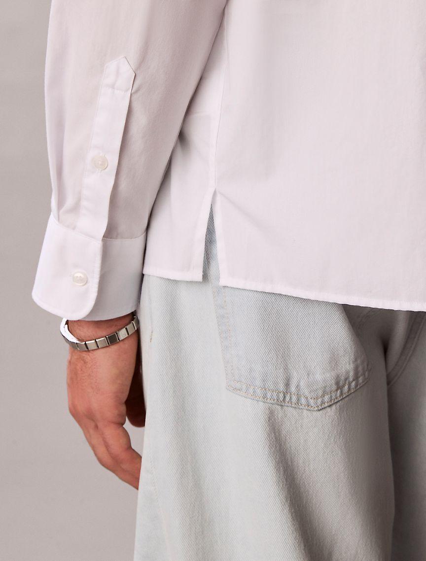 Washed Poplin Relaxed Button-Down Shirt Product Image