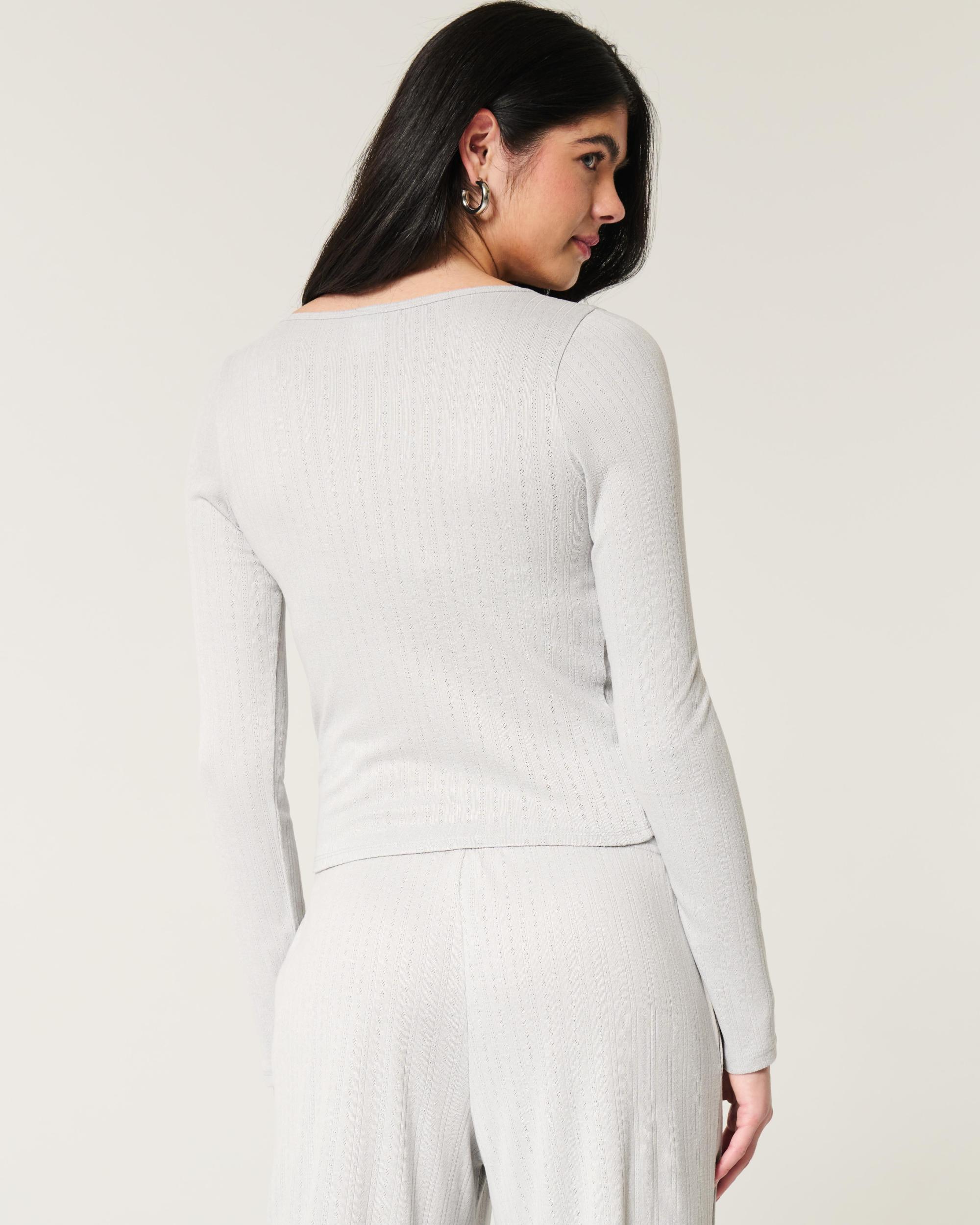 Cozy Berry Pattern Pajama Top Product Image