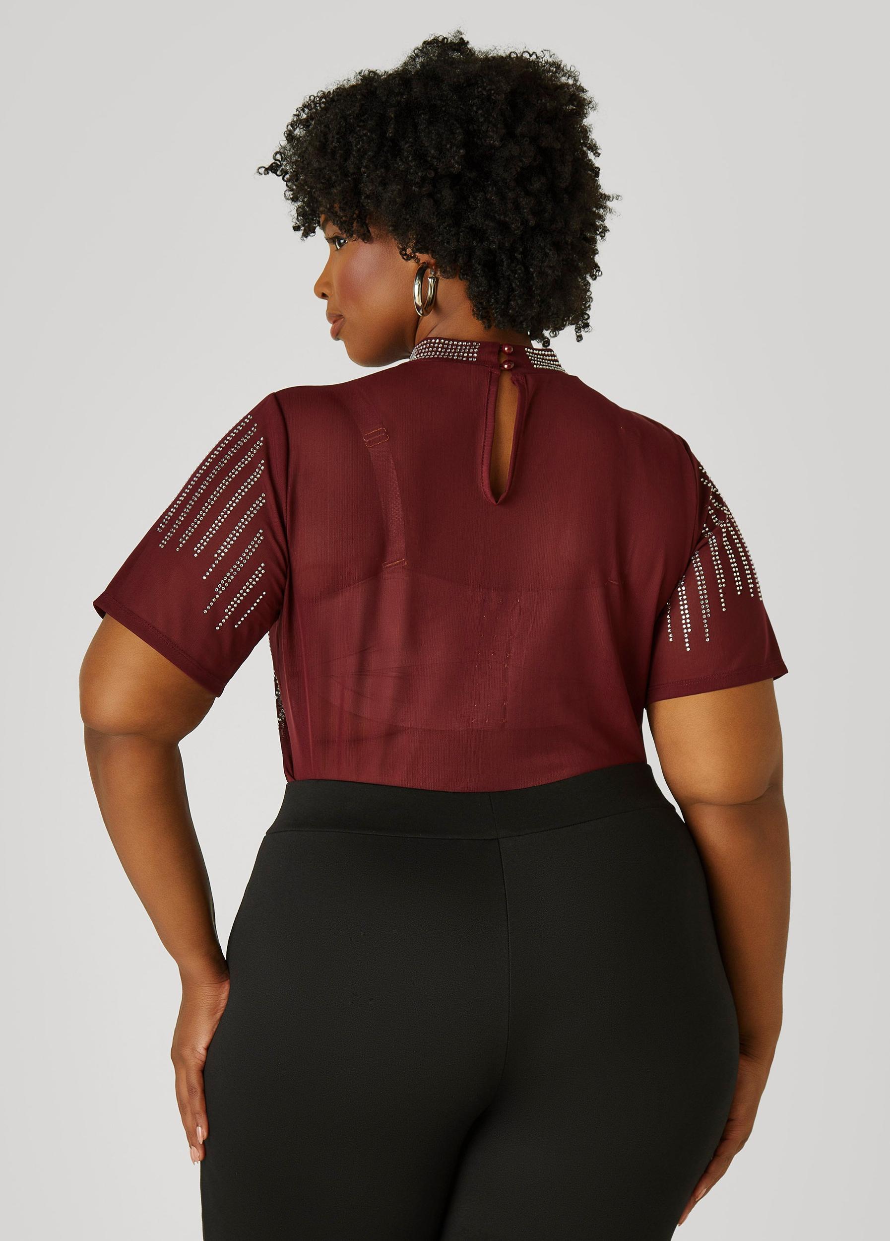 Plus Size Ponte High Rise Pull On Leggings Ashley Stewart Product Image