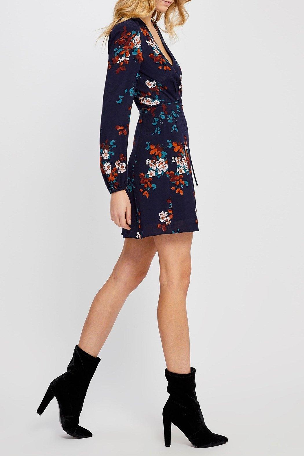 Floral Wrap Dress Product Image
