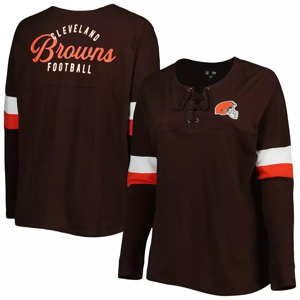 Women's New Era Brown Cleveland Browns Plus  Product Image
