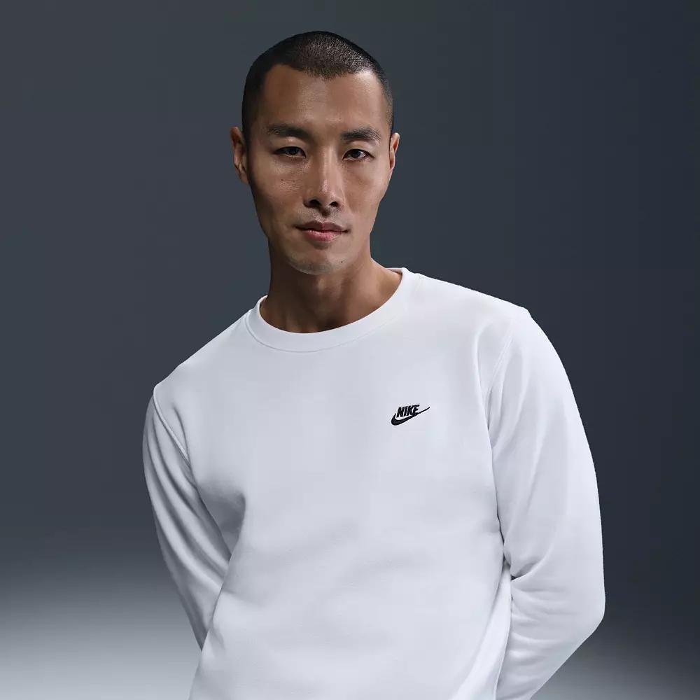 Nike Mens Club Fleece Crew | FN3886-100 Product Image