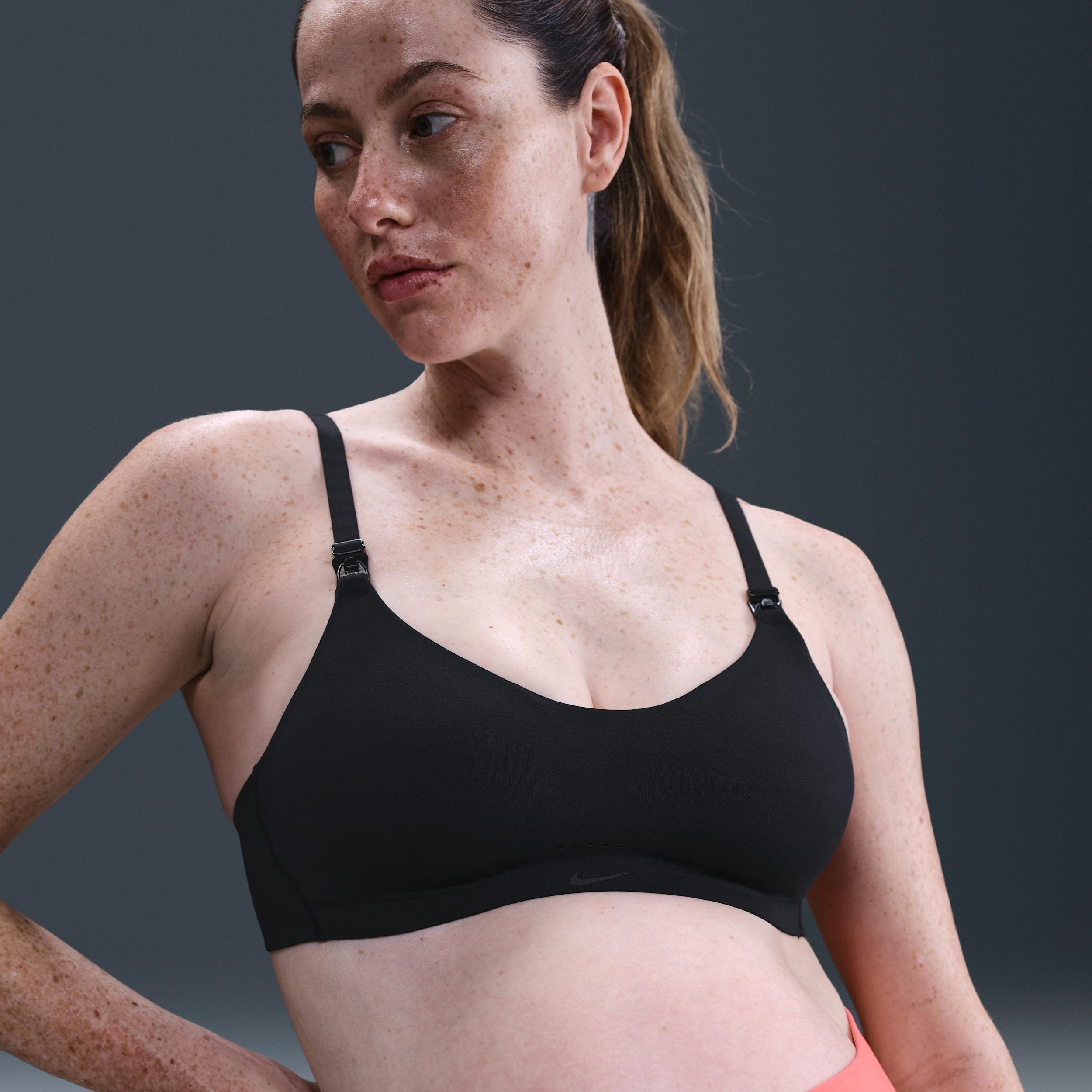 Nike Women's (M) Alate Minimalist Light-Support Padded Nursing Sports Bra (Maternity) Product Image