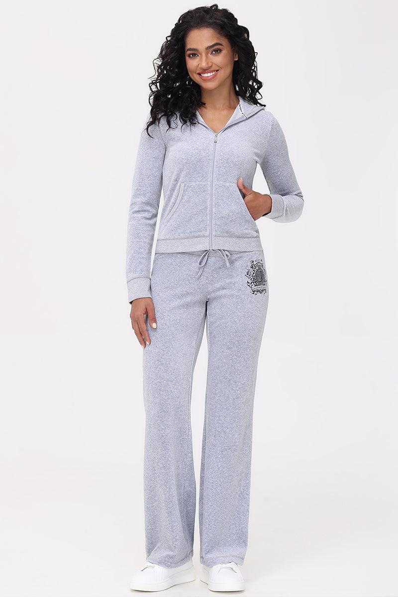 Heritage Graphic Cotton Velour Track Pants Product Image