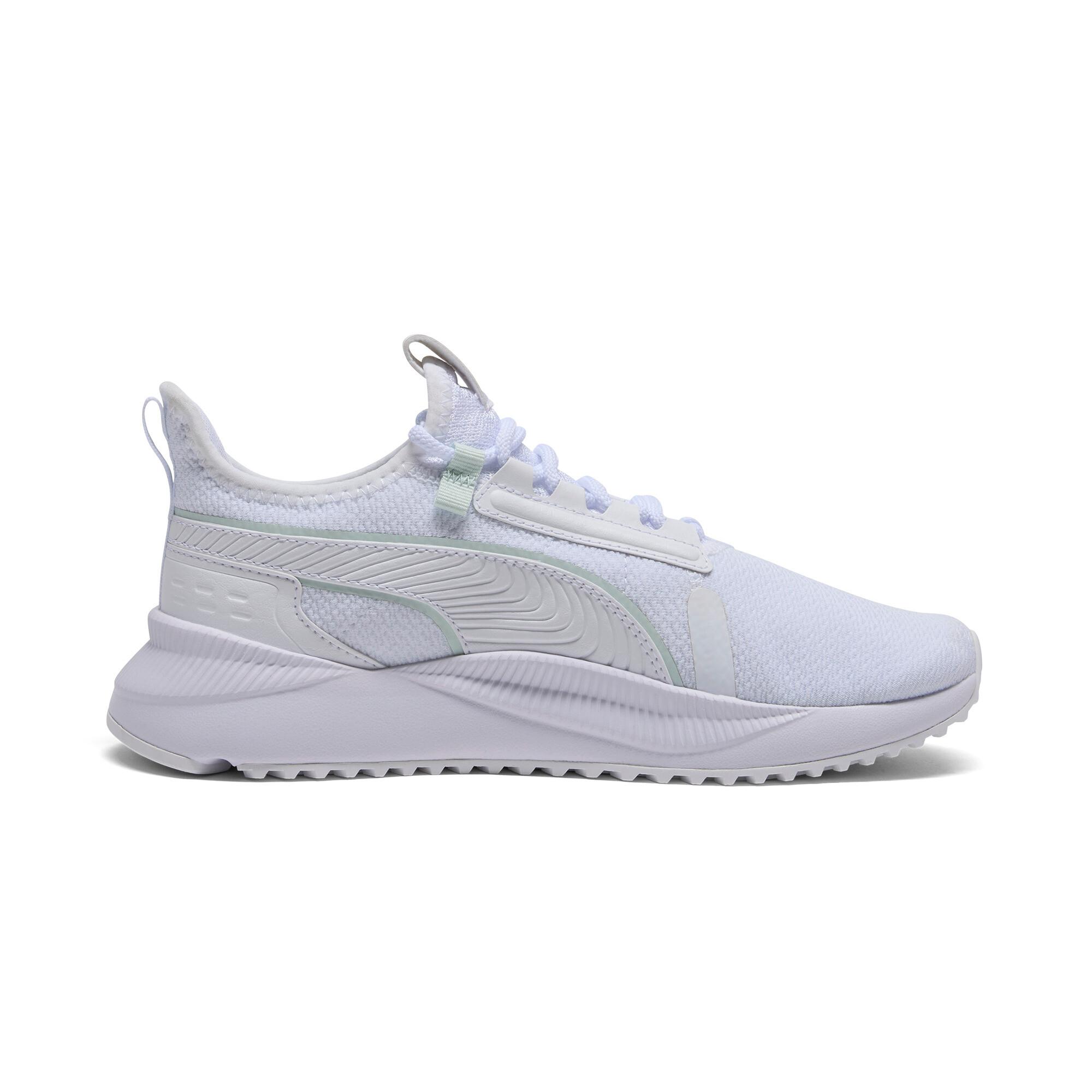 PUMA Pacer Future Street Clean Women's Sneakers in White/Peaceful Blue Product Image