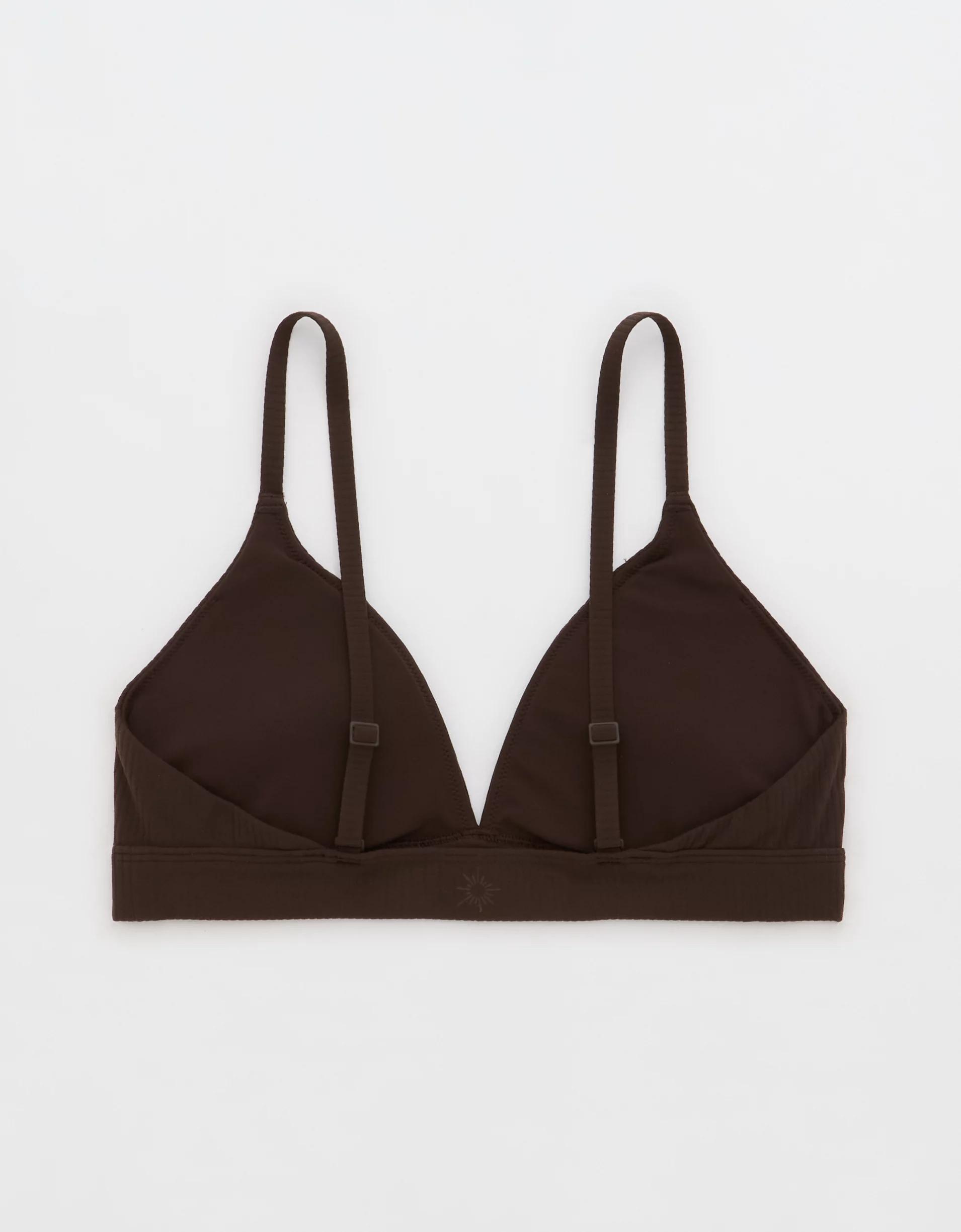 OFFLINE By Aerie Real Me XTRA Rib Triangle Sports Bra Product Image