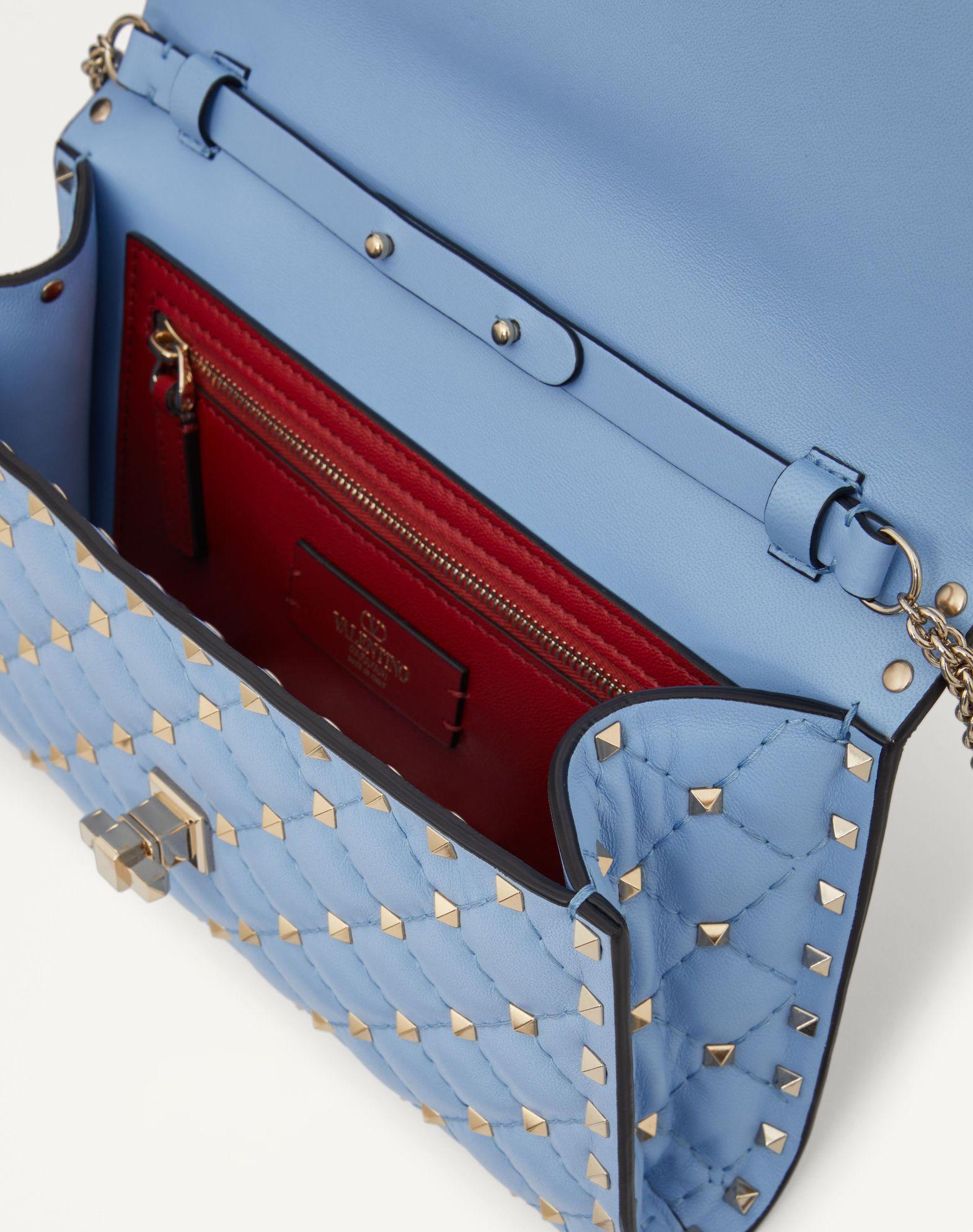 Rockstud Spike Nappa Leather Crossbody Clutch Bag Product Image