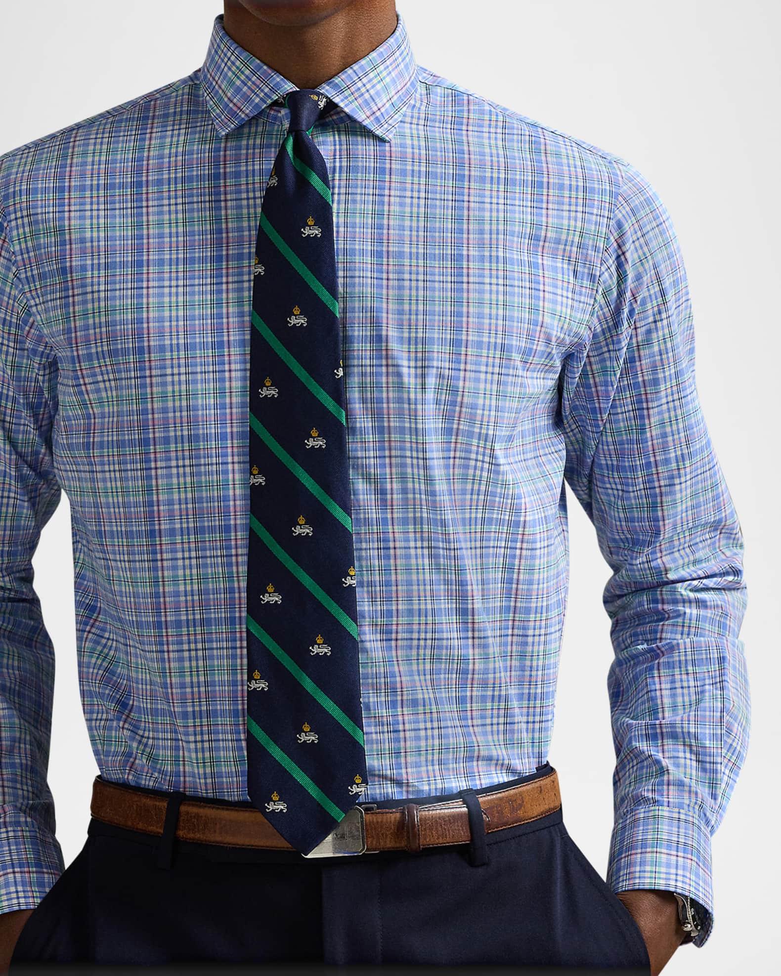 Mens Classic Fit Poplin Button-Front Shirt Product Image