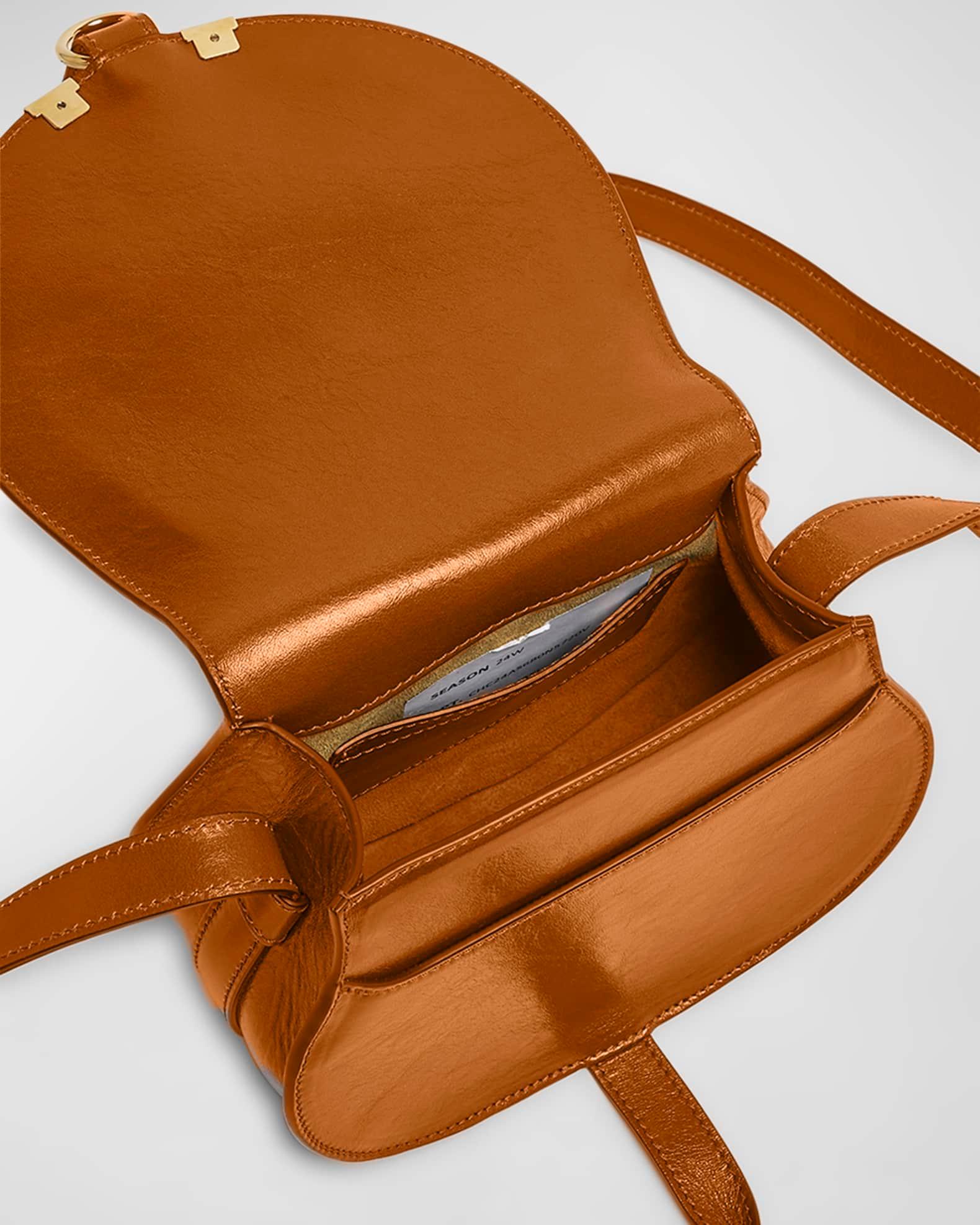 Marcie Small Crossbody Bag in Shiny Calfskin Product Image