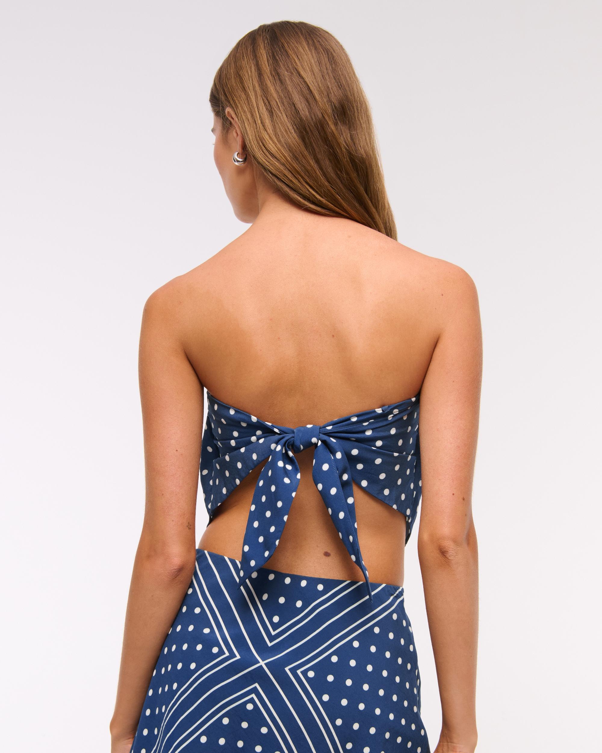 Bra-Free Strapless Scarf Tube Top Product Image
