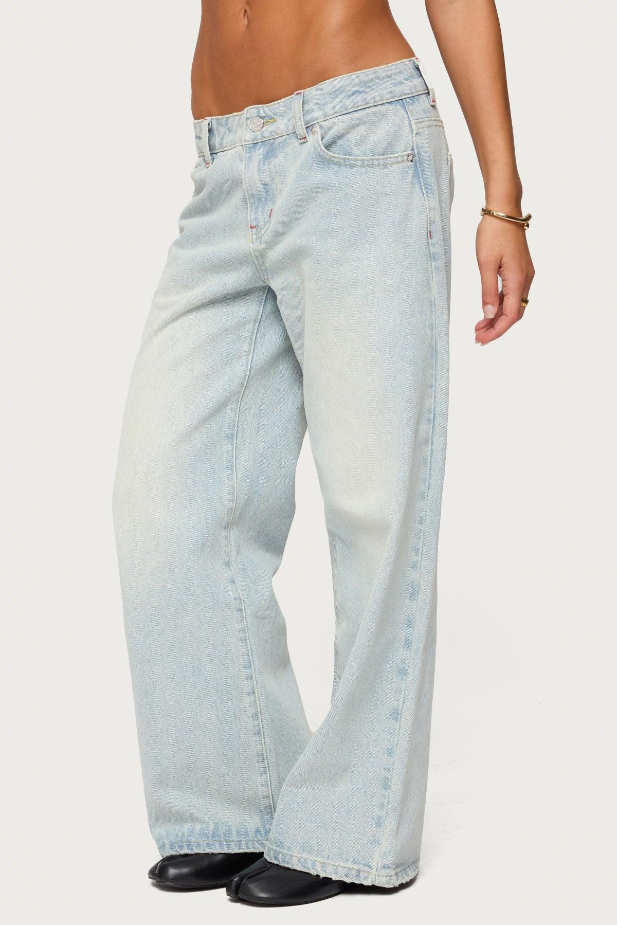 Petite Ace Low Rise Baggy Jeans Product Image