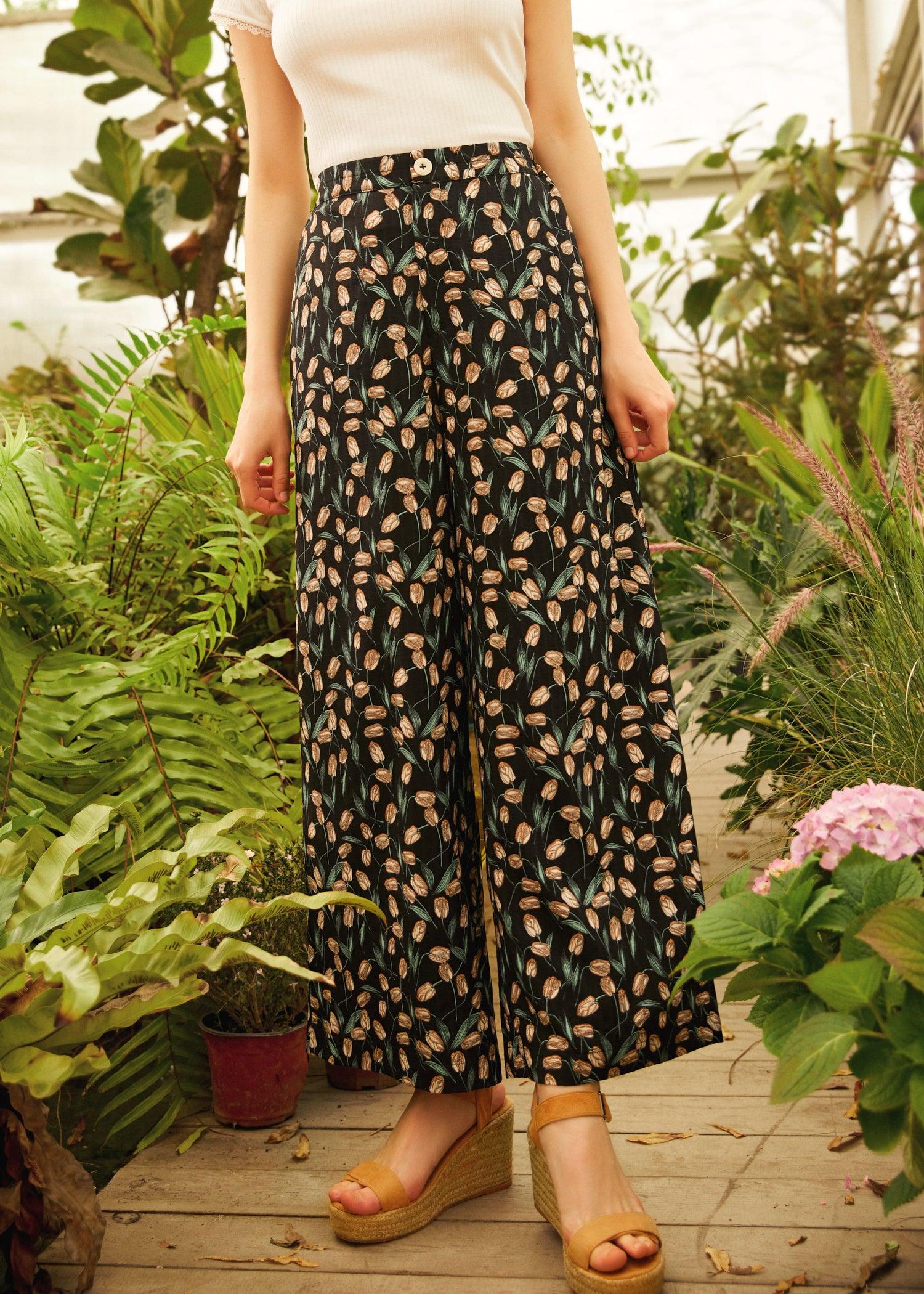 Whispers in the Garden Palazzo Pants Product Image