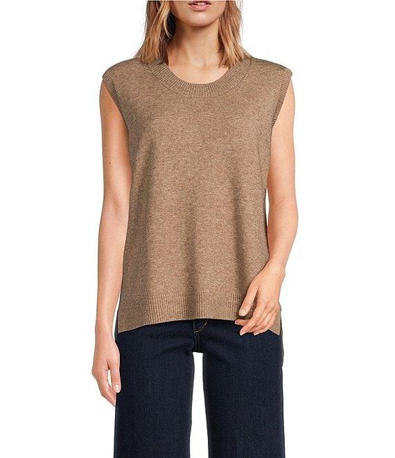 Anna & Ava V Back Knit Poncho Product Image