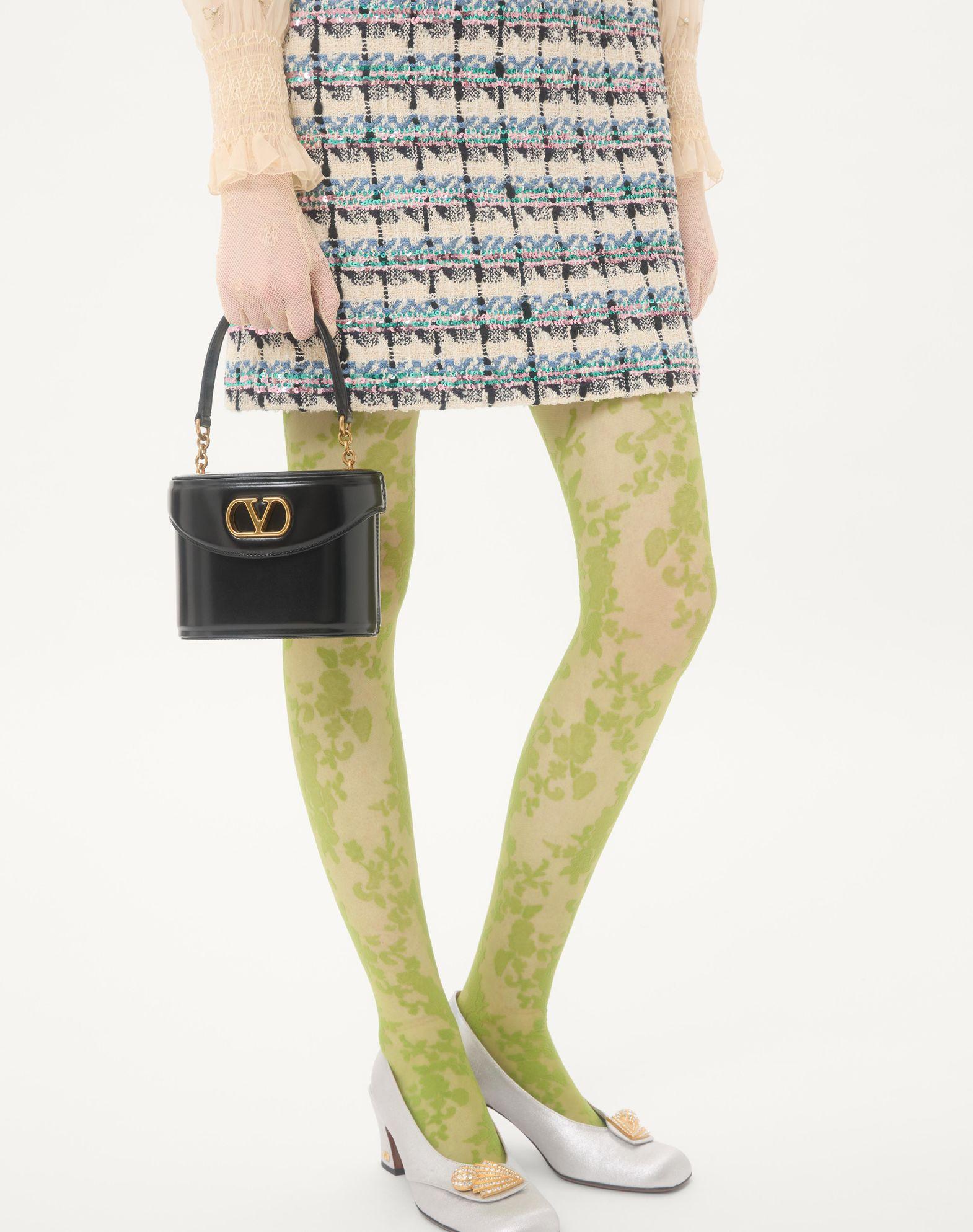 Tweed Paillettes Embroidered Short Dress Product Image