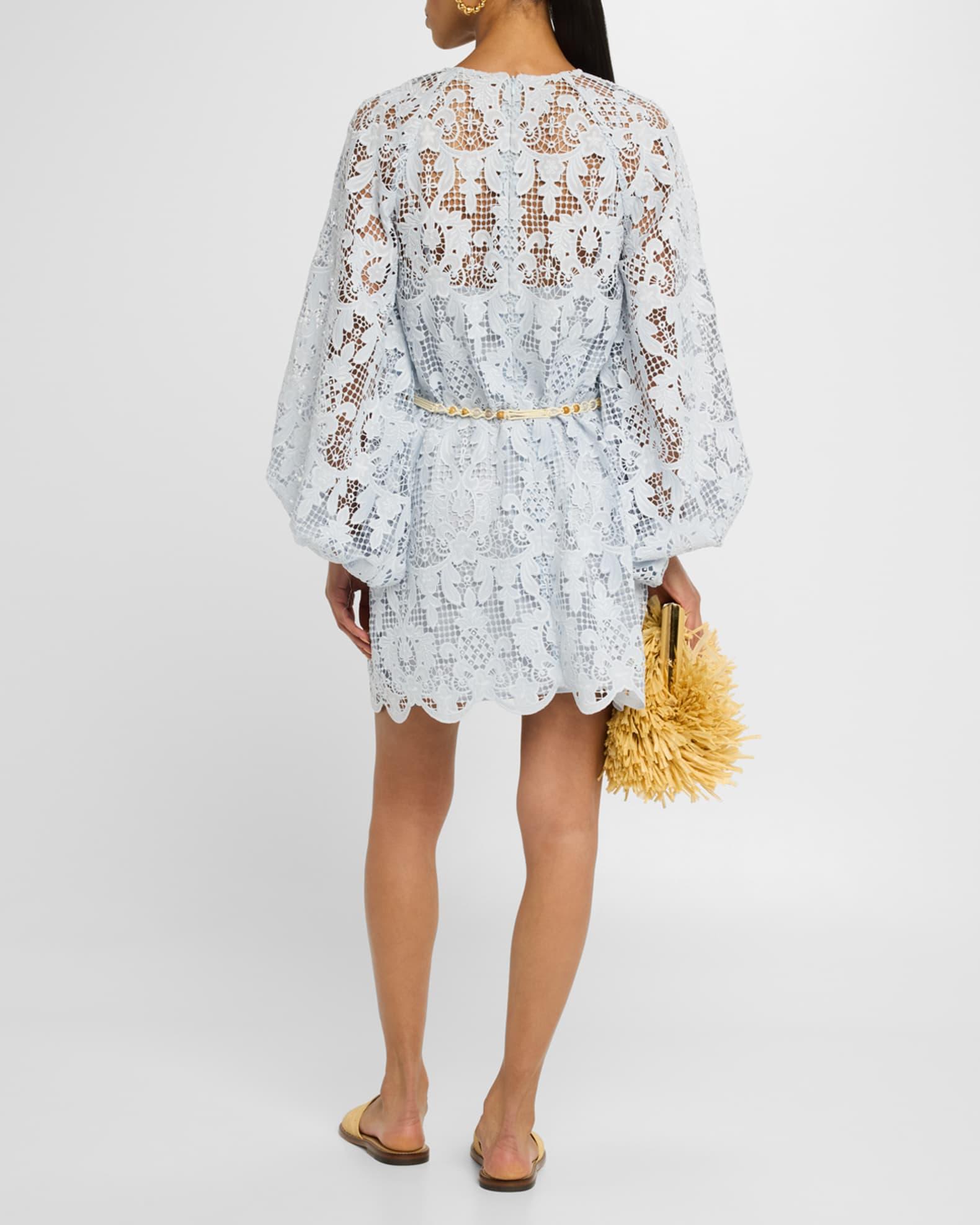 Coco Lace Tunic Mini Dress Product Image