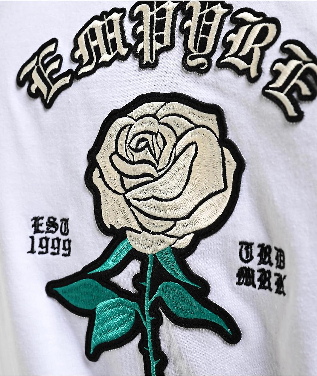 Empyre Republic Black & White Raglan Long Sleeve T-Shirt Product Image