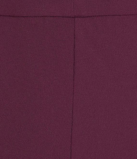 Eileen Fisher Stretch Crepe Flat Front Ankle Tapered Pants Product Image