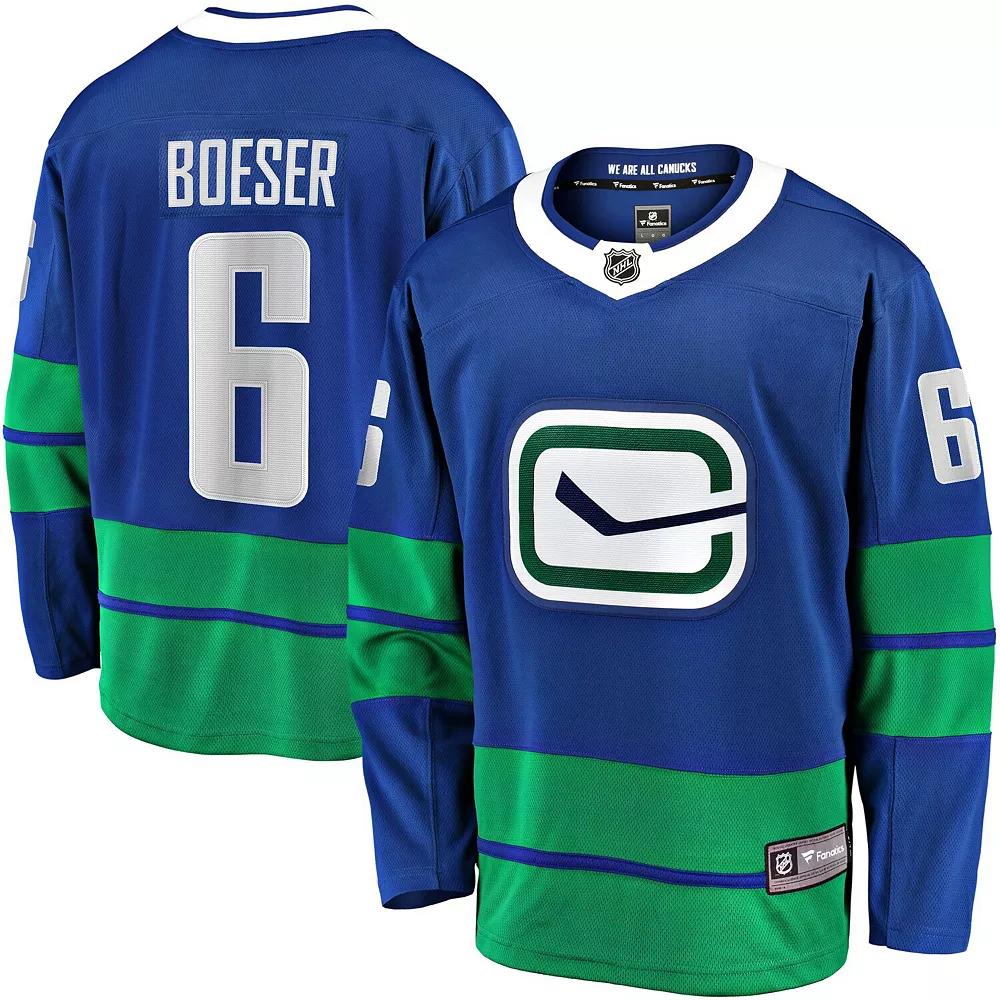 Men's Fanatics Brock Boeser Blue Vancouver Canucks Premier Breakaway Player Jersey,  Product Image