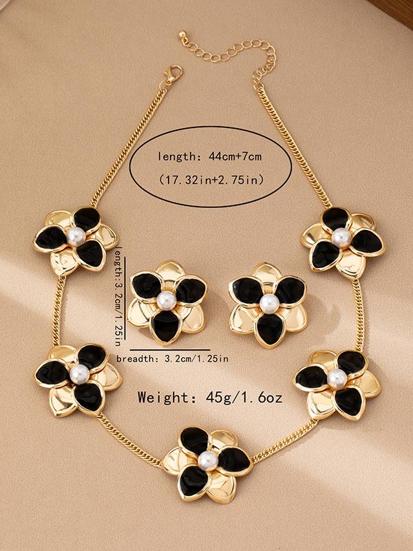 Flower Shape Earrings Accessories Necklaces Accessories Product Image