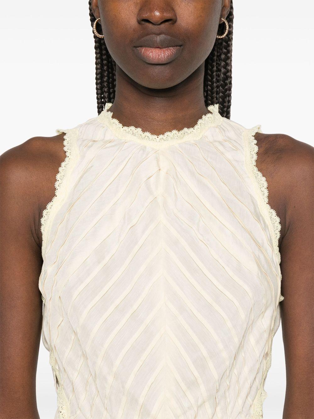 slub-texture maxi dress Product Image