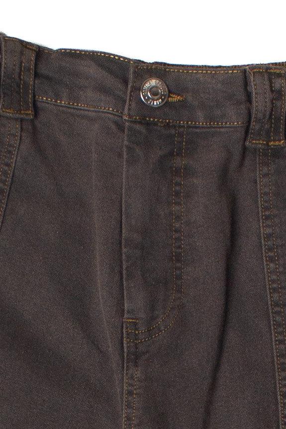 Grunge Wash Cargo Skater Jeans Product Image