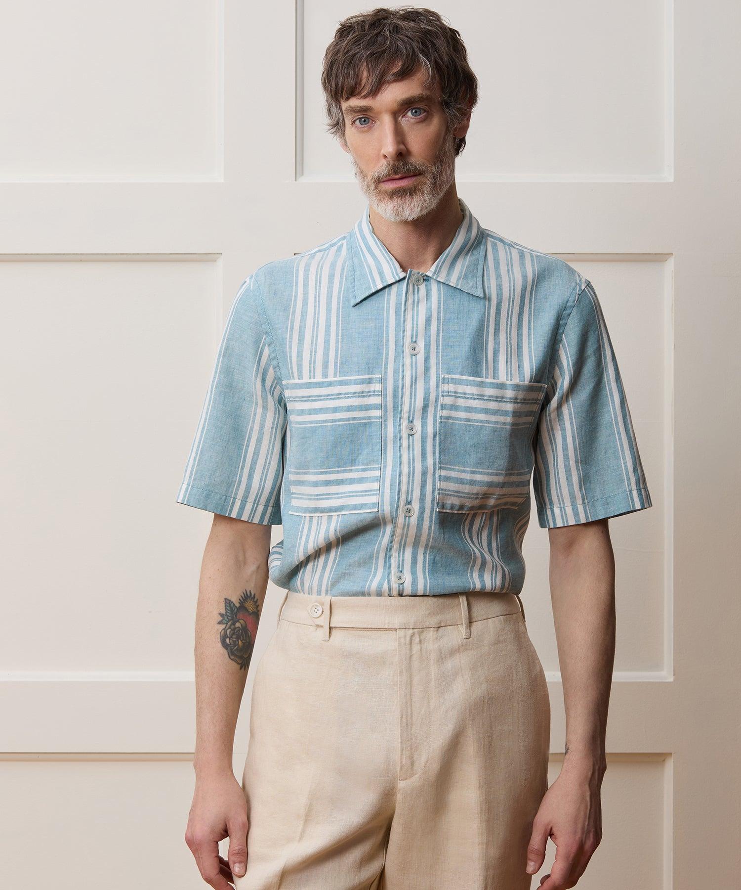 Linen Carpenter Shirt Product Image