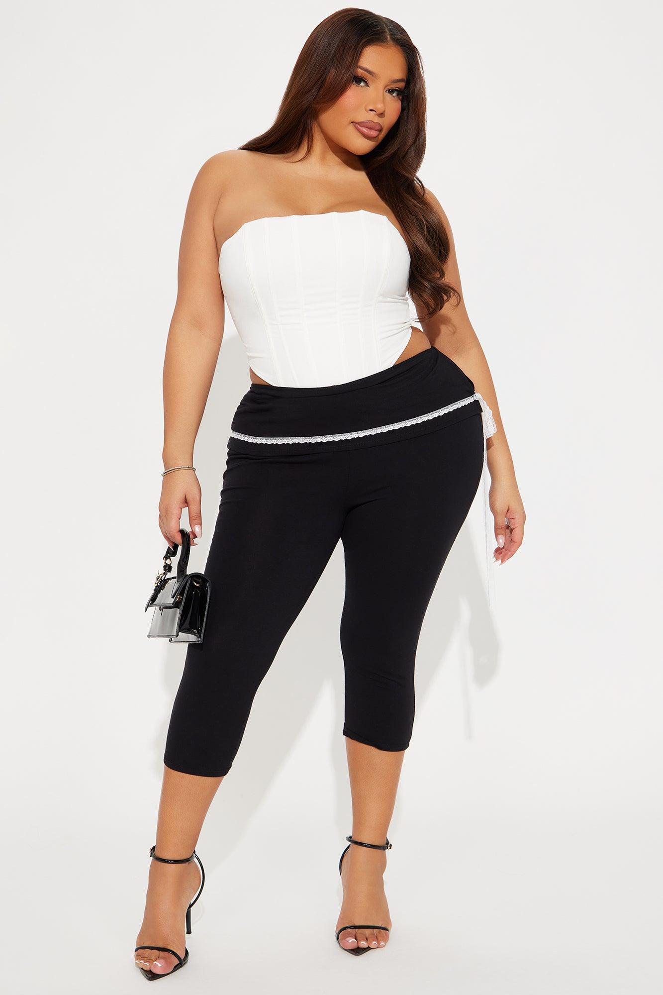 A New Direction Capri Legging - Black Product Image