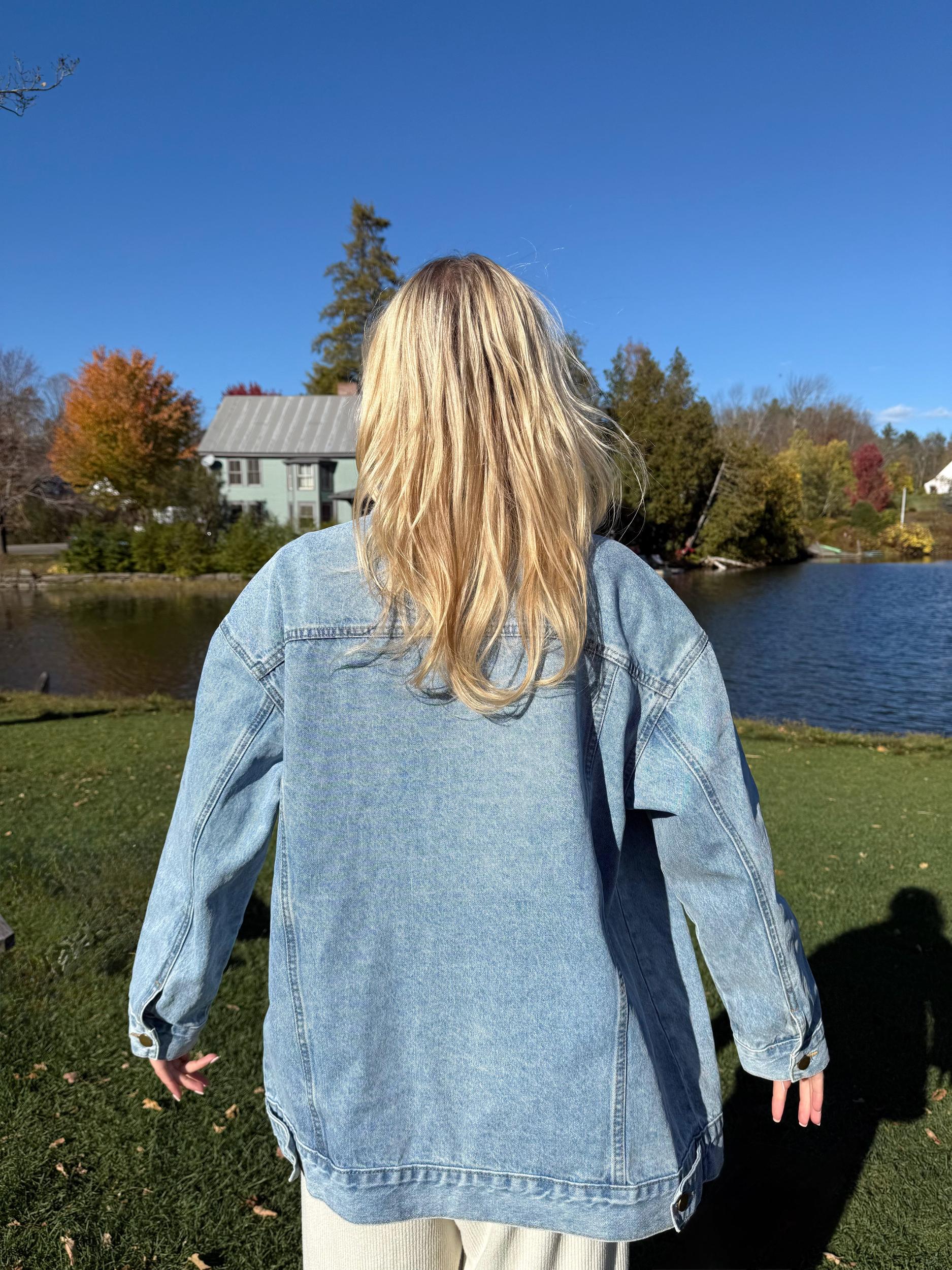 Big Bear Denim Jacket Product Image