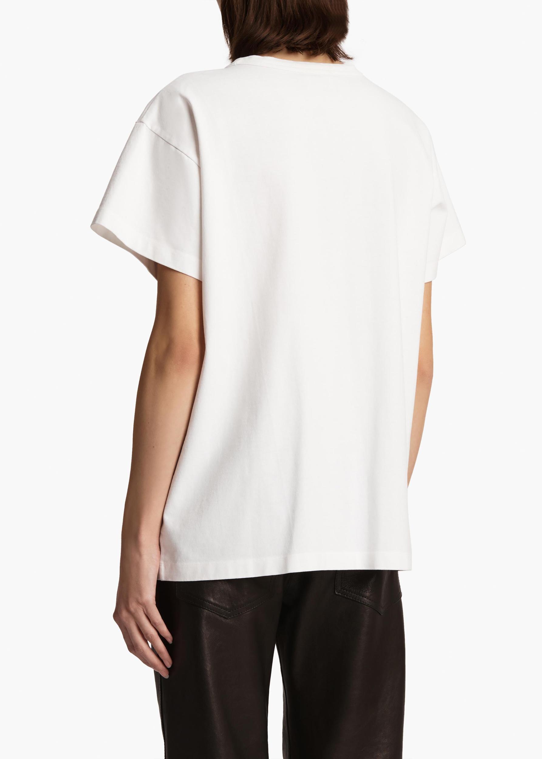 Maeve T-shirt in White Multi Product Image