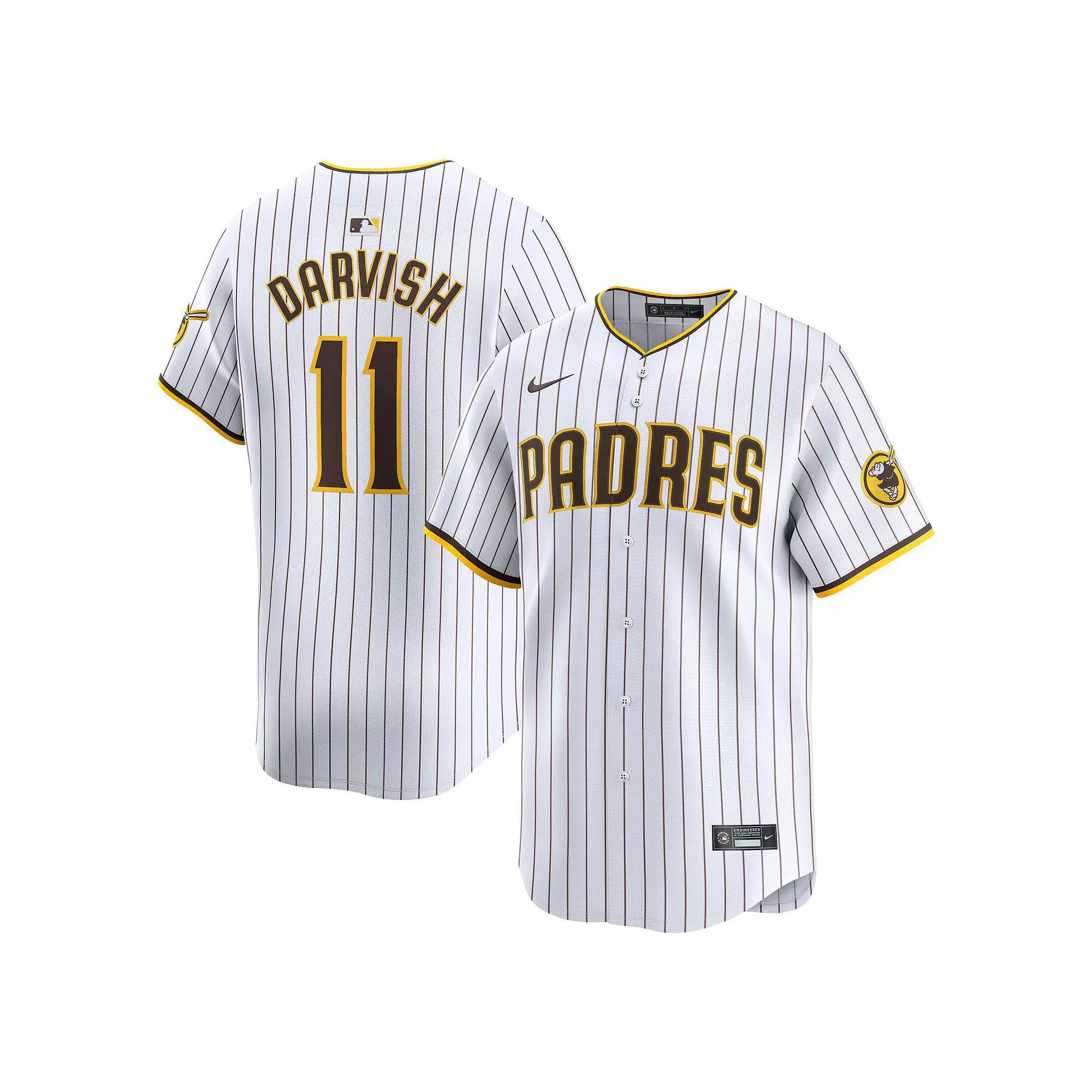 Men's Nike Yu Darvish White San Diego Padres Home Limited Player Jersey,  Product Image