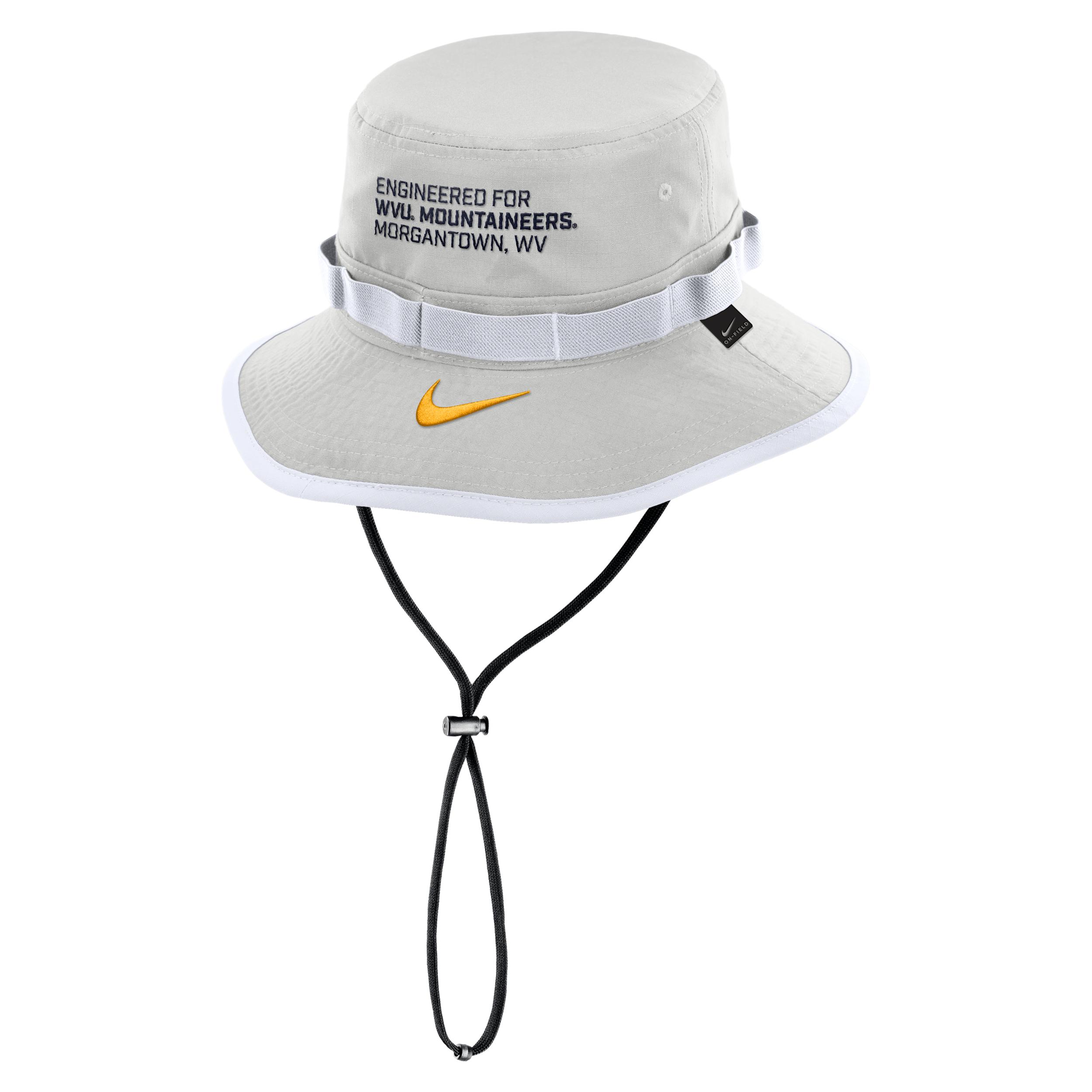 West Virginia Sideline Apex Gameday Boonie Nike Mens Dri-FIT College Bucket Hat | NC1B0CQXWVN-CVH Product Image