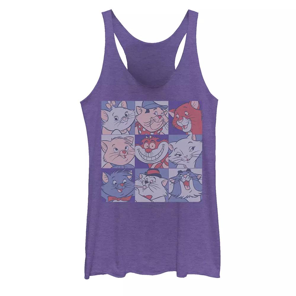 Juniors' Disney Cats Squared Group Shot Tank Top, Girl's,  Product Image