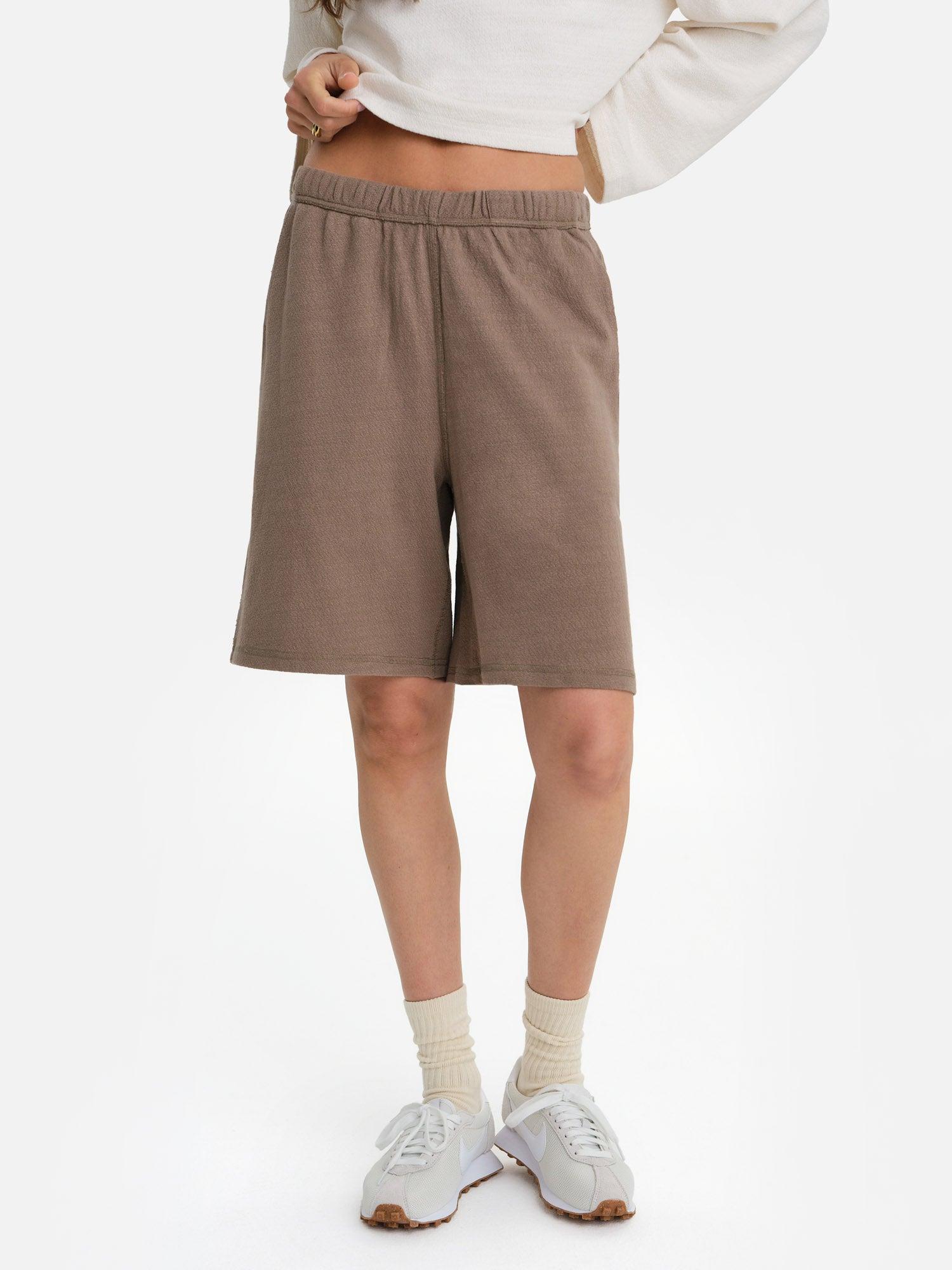 Textured Knit Boxy Short Female Product Image