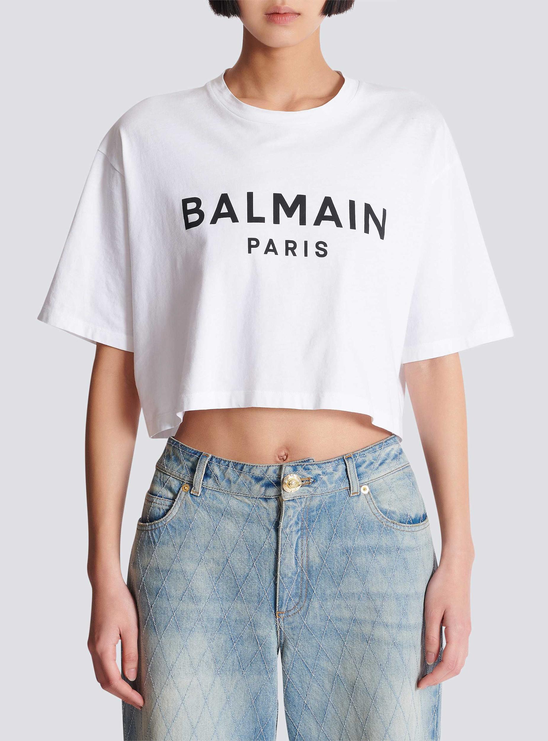 T-shirt with Balmain Paris print Product Image