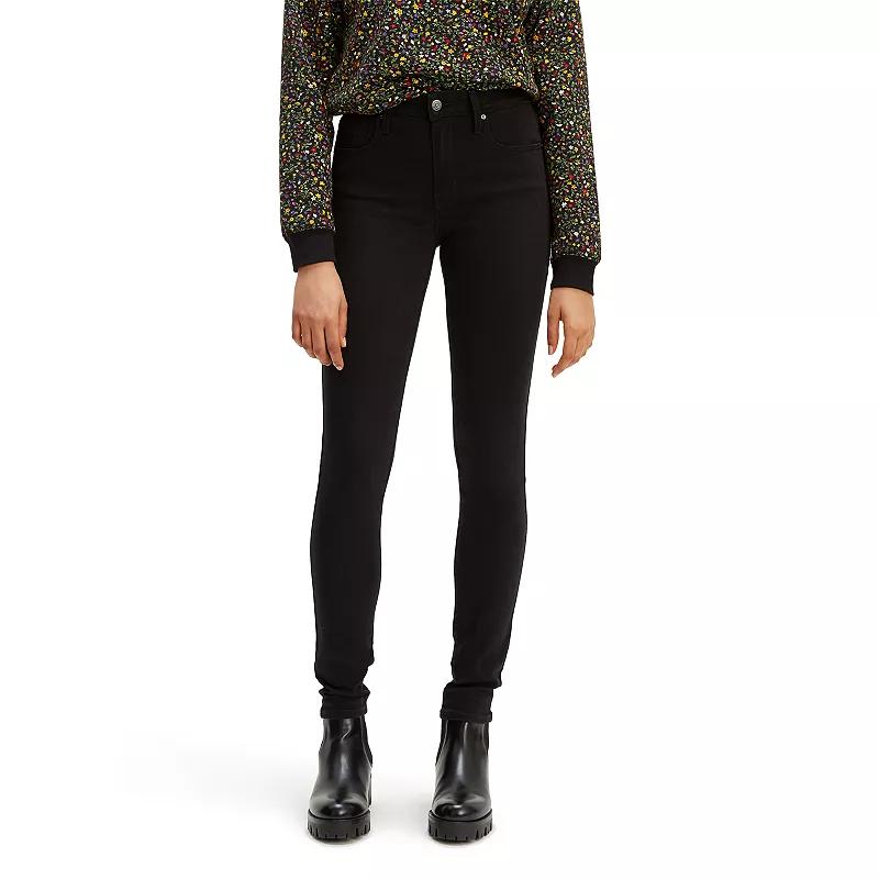 Levi's® Women's 721™ High-Rise Skinny Jeans - Soft Black - 31: Heavyweight Denim, Super Stretch, Ankle Length Product Image