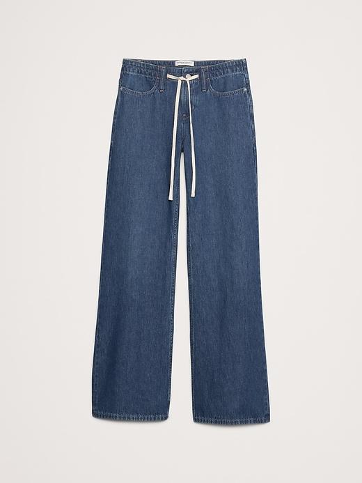 Loose Drawstring Jean Product Image