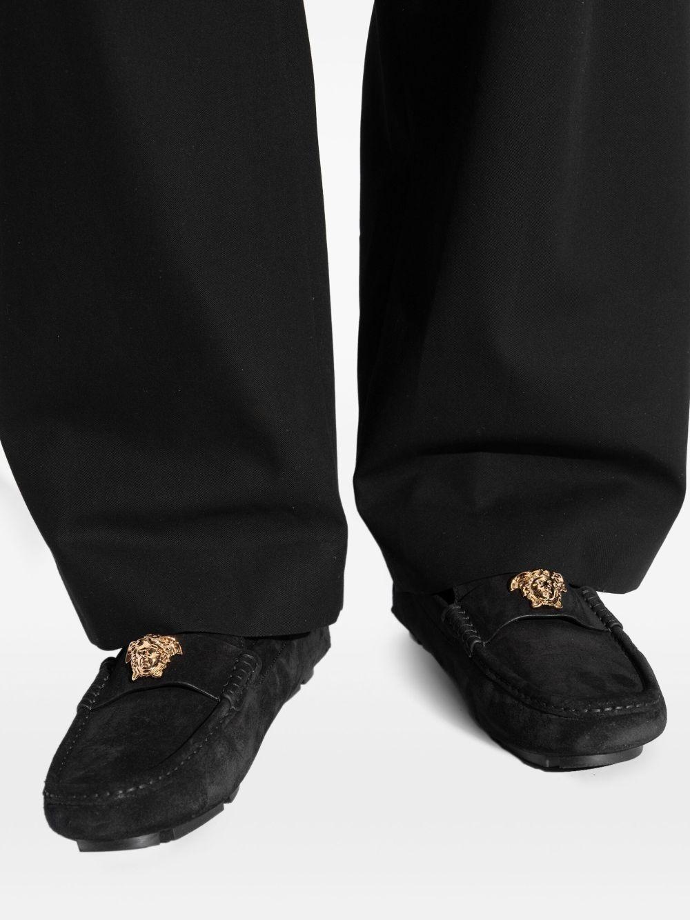 Medusa-plaque loafers Product Image