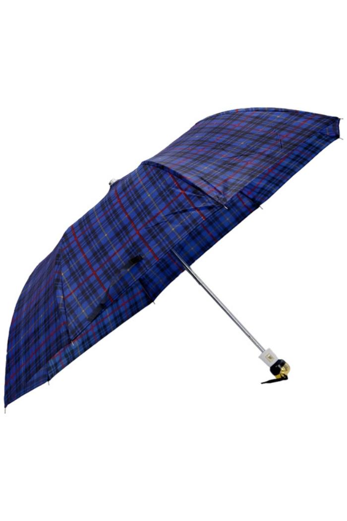 Plaid Auto Open Bi-Fold Compact Umbrella Product Image