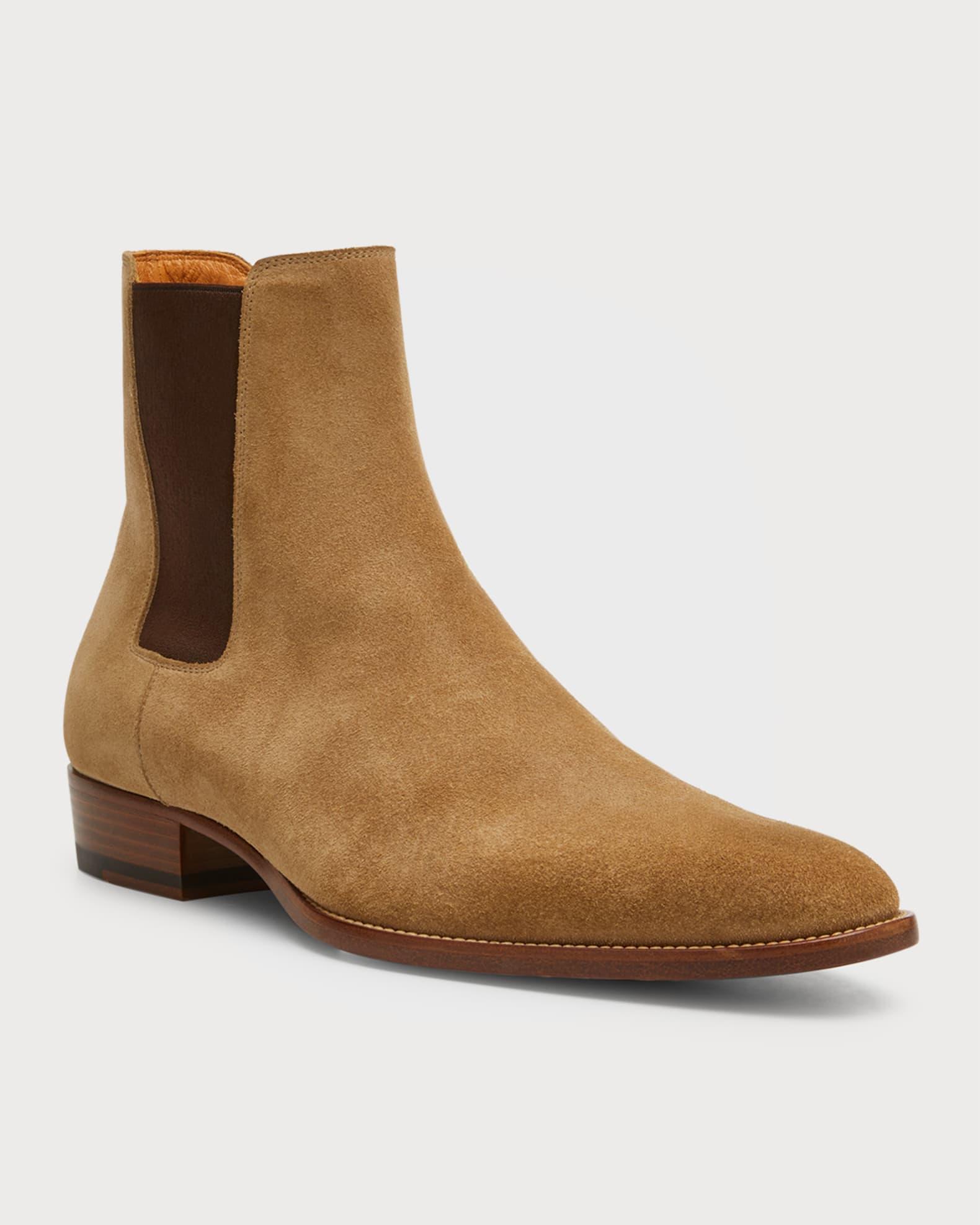 Saint Laurent Mens Wyatt Chelsea Boots Product Image