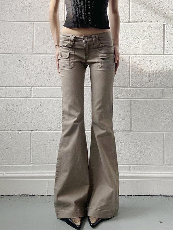 American Design Pocket Flare Jeans Product Image