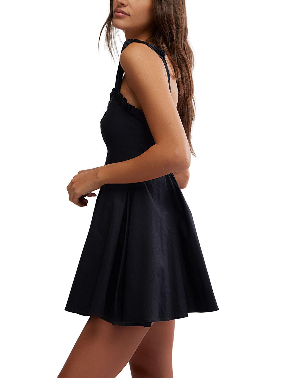 FREE PEOPLE Midnight Magic Womens Mini Dress - BLACK Product Image