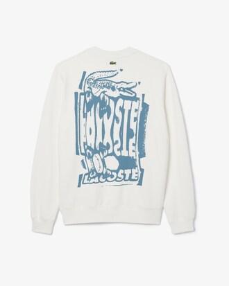 Men's Graphic Print Fleece Sweatshirt Product Image