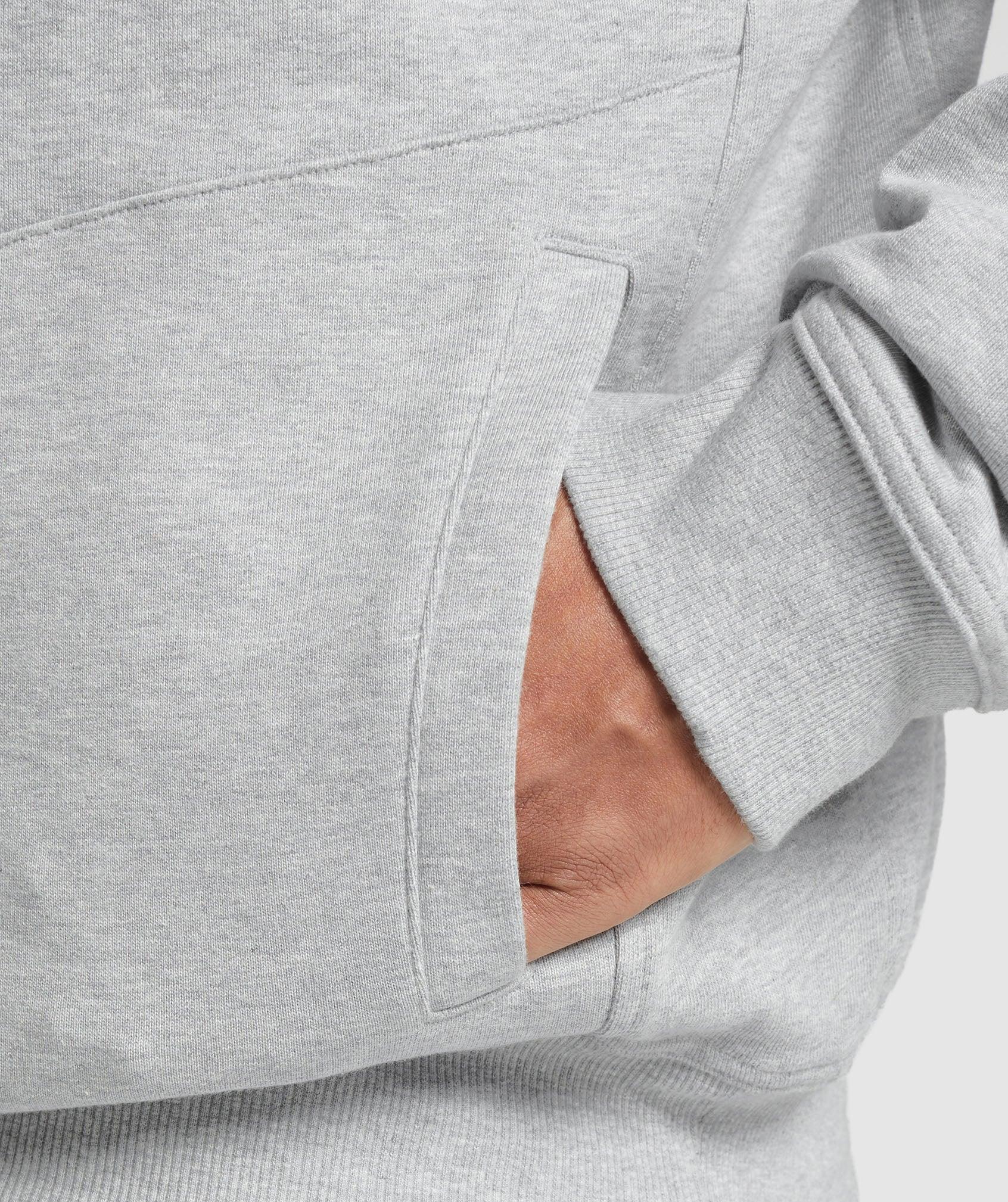 Gymshark Conditioning Club Hoodie - Light Grey Core Marl Male Product Image