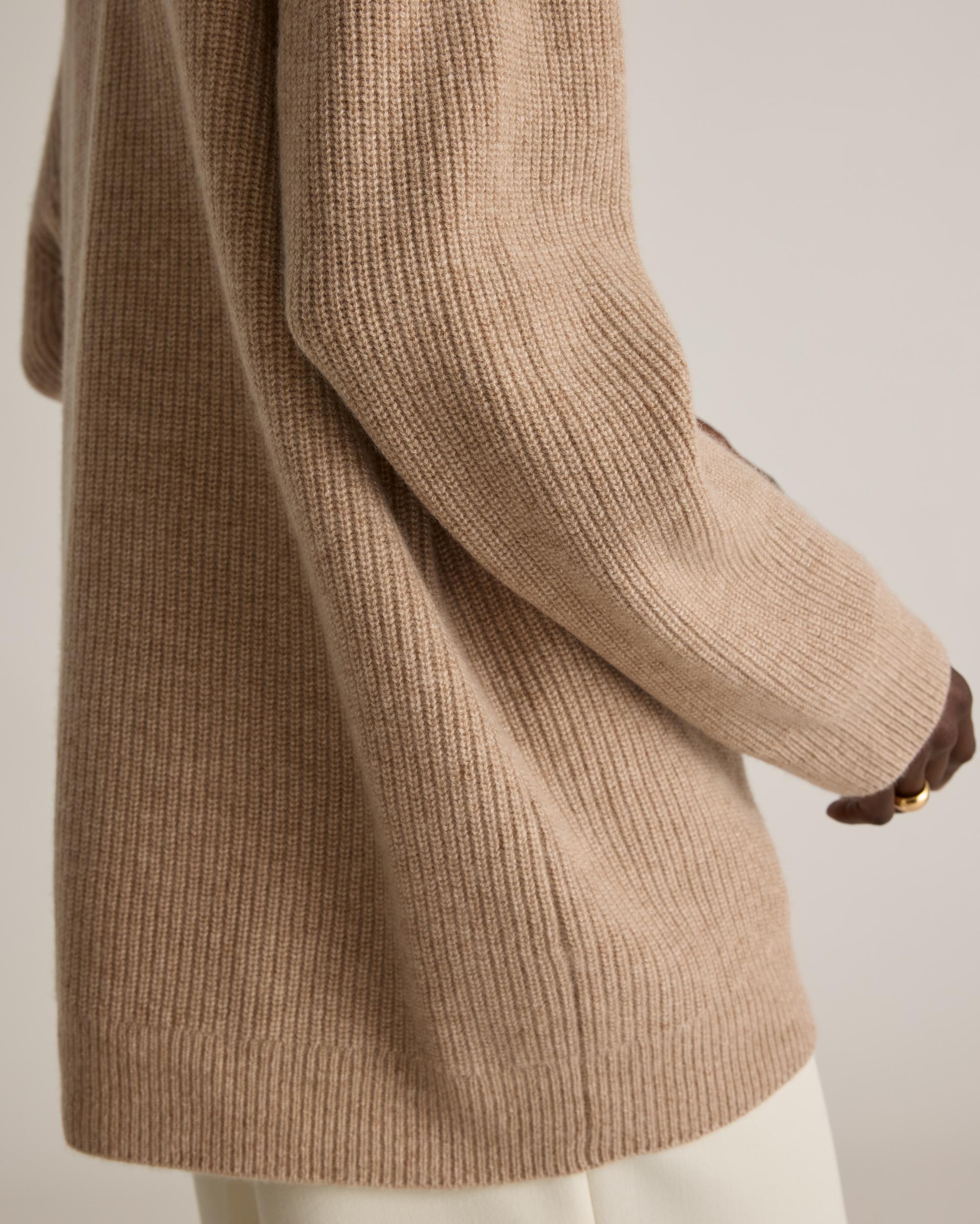 Quince | Women's Mongolian Cashmere Oversized Boyfriend Cardigan Sweater Product Image