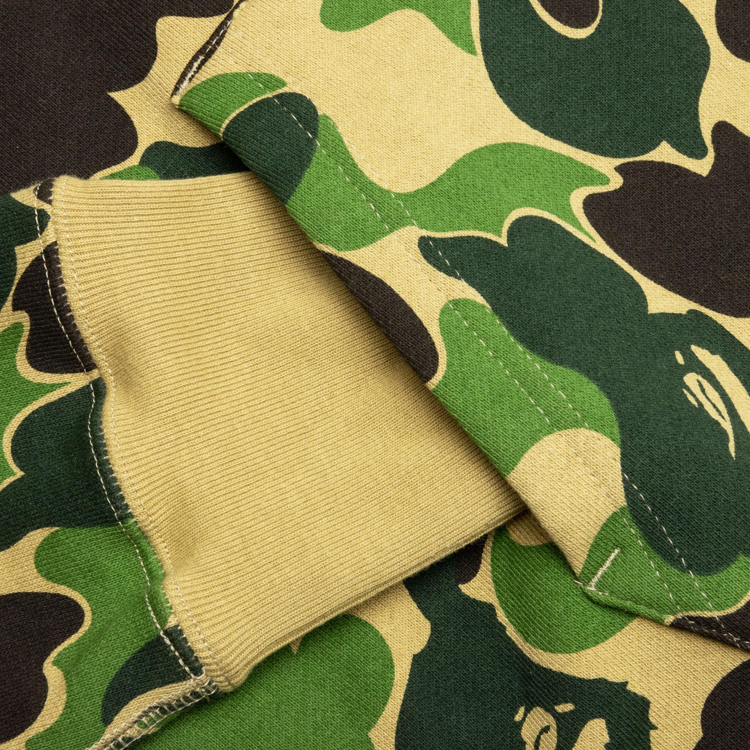 ABC Camo 2nd APE Pullover Hoodie - Green Male Product Image